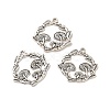 Tibetan Style Alloy Pendants TIBE-B001-34AS-3