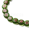 Handmade Millefiori Lampwork Beads Strands LAMP-G164-12D-3