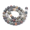 Natural African Bloodstone Beads Strands G-T106-154-3