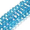 Transparent Glass Beads EGLA-A035-T10mm-B08-1