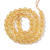 Natural Citrine Beads Strands G-R465-25B-2