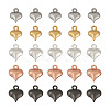 Beadthoven 100Pcs 5 Color Stainless Steel Pendants STAS-BT0001-14-3