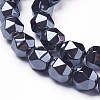 Non-magnetic Synthetic Hematite Beads Strands G-F613-01-C-2