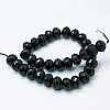 Natural Black Onyx Beads Strands X-G-E039-FA-10x6mm-2