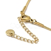 304 Stainless Steel Snake Chain Necklaces NJEW-I126-01G-3