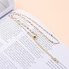304 Stainless Steel Link Chain Necklaces NJEW-JN03084-02-4