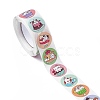 8 Patterns Paper Cartoon Sticker Rolls X-STIC-E001-16-3