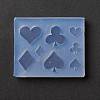 DIY Club & Diamond & Heart & Spade(in Playing Card) Linking Ring Silicone Molds SIMO-B001-09-3