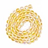 Synthetic Moonstone Beads Strands G-E573-02A-16-2