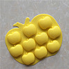 DIY Apple Shape Food Grade Silicone Molds SOAP-PW0001-105-2