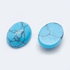 Synthetic Turquoise Cabochons G-G759-Z11-2