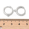 Brass Hoop Earrings Finding KK-H455-62P-3