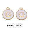 Golden Plated Alloy Charms ENAM-SZ0001-25A-G-2