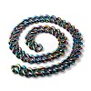 Handmade AB Color Plated Acrylic Twisted Chains & Cable Chains AJEW-JB00978-6