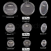   30Pcs 3 Size Acrylic Button Pin Badge TACR-PH0001-66-2