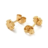 Brass Earrings EJEW-O003-01A-G-2