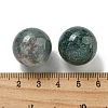 Natural Indian Agate Round Ball Figurines Statues for Home Office Desktop Decoration G-P532-02A-12-3