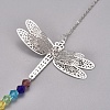 Crystal Ceiling Fan Pull Chains Chakra Hanging Pendants Prism AJEW-WH0021-30C-3