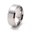 Non-Tarnish 201 Stainless Steel Plain Band Ring for Women RJEW-I089-13P-1