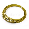 201 Stainless Steel Wire Necklace Cord TWIR-SW001-6-1