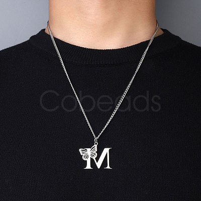 201 Stainless Steel Necklaces NJEW-Q336-01T-P-1