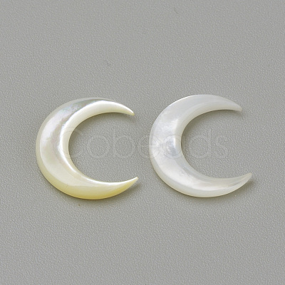 Natural White Shell Mother of Pearl Shell Cabochons X-SHEL-S267-04B-1