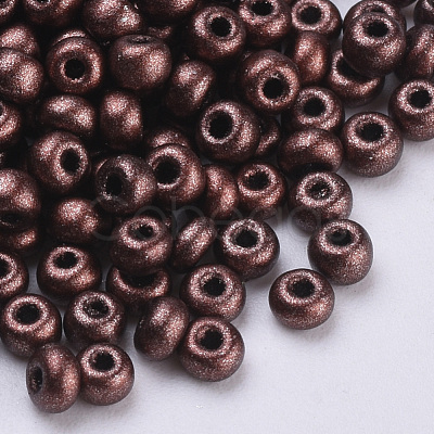 Baking Paint Glass Seed Beads SEED-Q025-3mm-L04-1