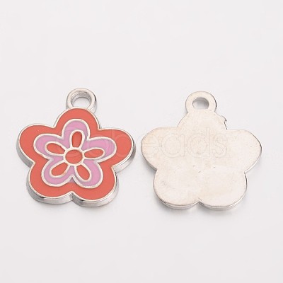 Alloy Enamel Pendants X-EAP073Y-1