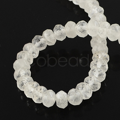 Natural Quartz Crystal Beads Strands X-G-R186-14-1