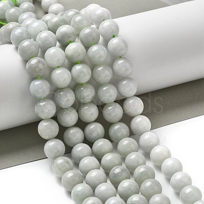 Natural Myanmar Jadeite Beads Strands G-L595-C01-03-1