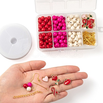 DIY Jewelry Set Making Kits for Valentine's Day DIY-LS0001-82-1