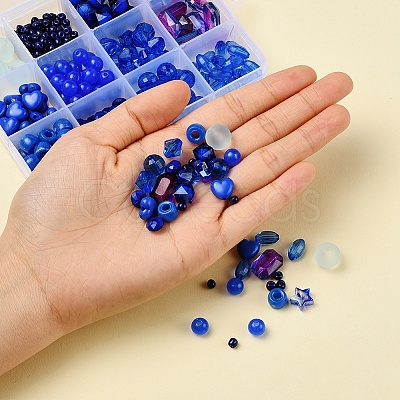 DIY Blue Series Bracelet Jewelry Making Kits DIY-YW0002-66-1