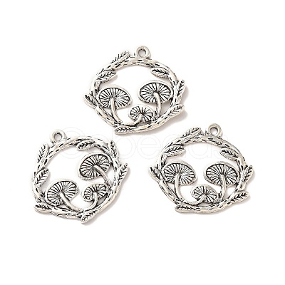 Tibetan Style Alloy Pendants TIBE-B001-34AS-1