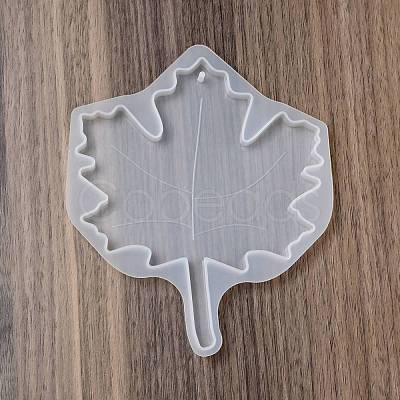 DIY Maple Leaf Hanging Coaster Silicone Molds DIY-P070-A03-1