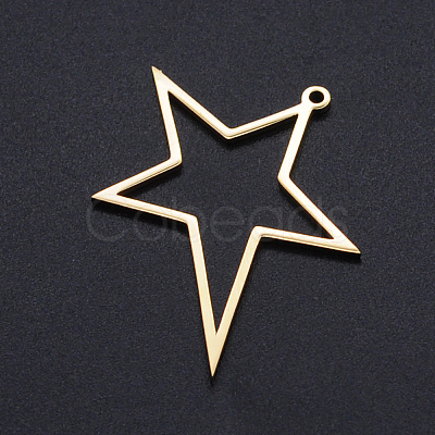 201 Stainless Steel Laser Cut Pendants STAS-S105-T912-2-1