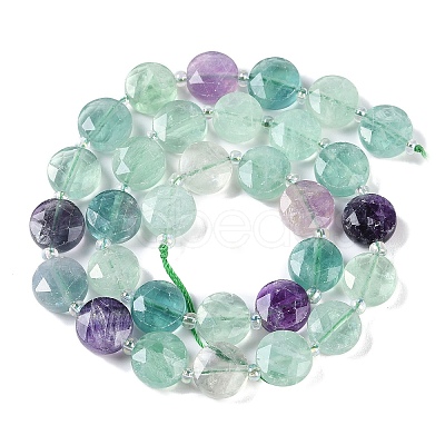 Natural Fluorite Beads Strands G-N342-04-1