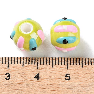 Handmade Porcelain Beads Strands PORC-L078-01D-1