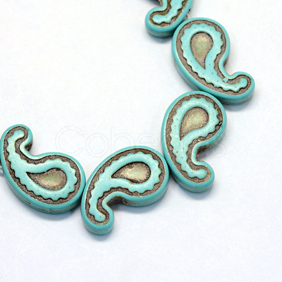 Synthetic Turquoise Bead Strands X-TURQ-S282-38A-1