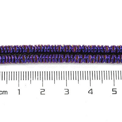 Electroplated Synthetic Non-Magnetic Hematite Beads Strands G-H020-M01-08-1