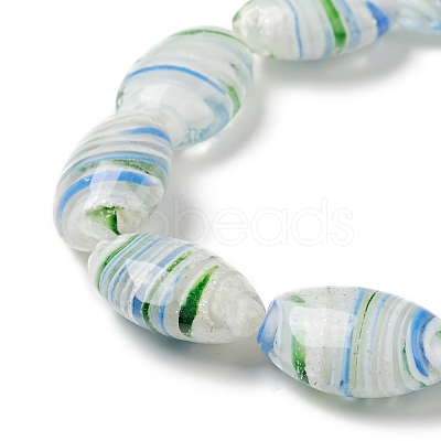 Handmade Lampwork Beads Strands LAMP-C008-05B-1