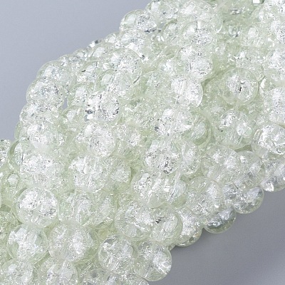 8MM Clear Crackle Glass Round Beads Strands for DIY Jewelry X-CCG-Q001-8mm-01-1