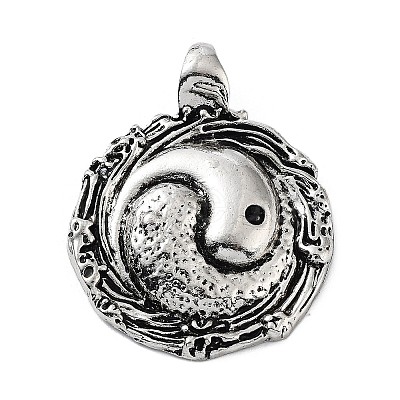 Tibetan Style Alloy Pendants TIBE-L012-044AS-02-1