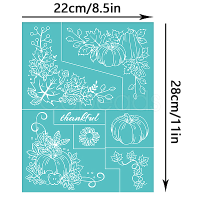 Self-Adhesive Silk Screen Printing Stencil DIY-WH0338-127-1