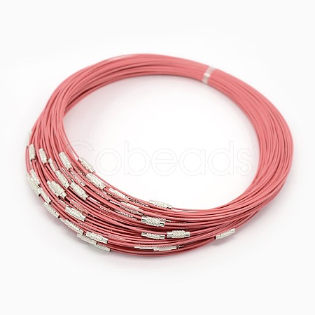 Steel Wire Necklace Cord X-TWIR-SW001-3-1