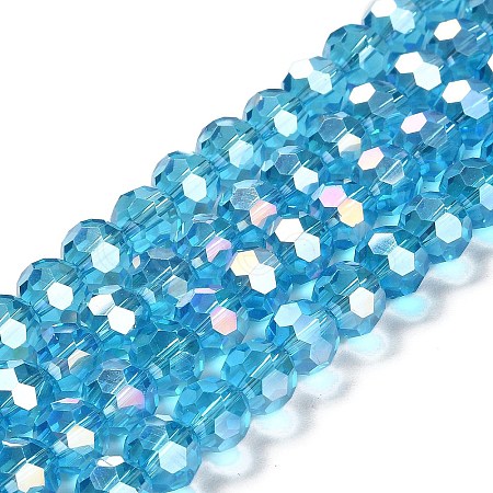 Transparent Glass Beads EGLA-A035-T10mm-B08-1