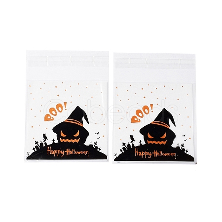 Halloween Theme Plastic Bakeware Bag OPP-Q004-01J-1