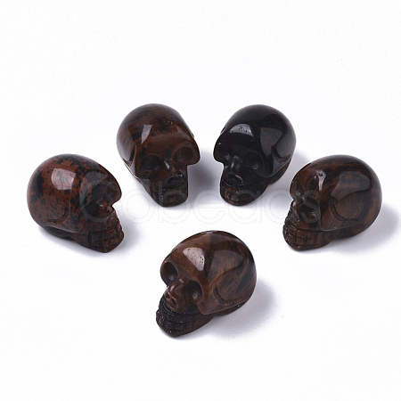 Halloween Natural Mahogany Obsidian Beads G-R473-04B-1