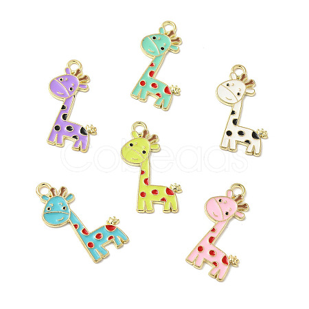 Alloy Enamel Pendants ENAM-B050-13G-1