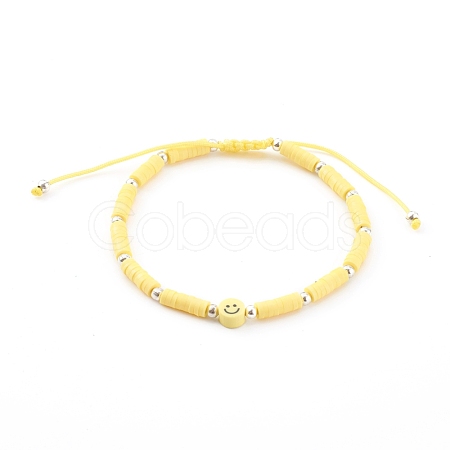 Adjustable Nylon Thread Braided Bead Bracelets BJEW-JB06048-1