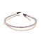 Rhinestone Hair Bands, Hair Accessories for Woman Girls, Crystal, 385mm